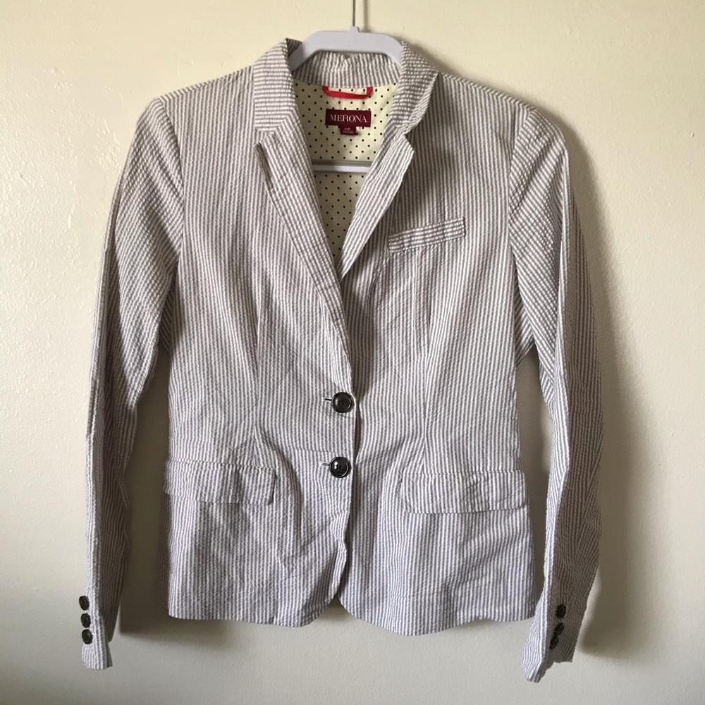 Merona Steiped Blazer